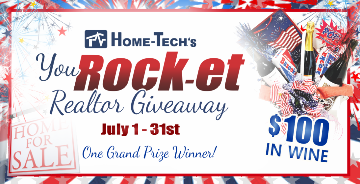 Home-Tech’s 2022 You “ROCK-et” Giveaway for Realtors | WINNER ANNOUNCED!